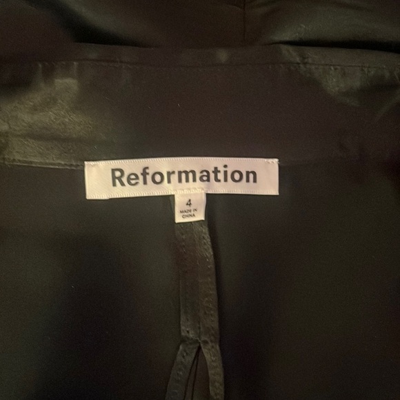 Reformation Alaine Silk Dress size 4 - Picture 2 of 3